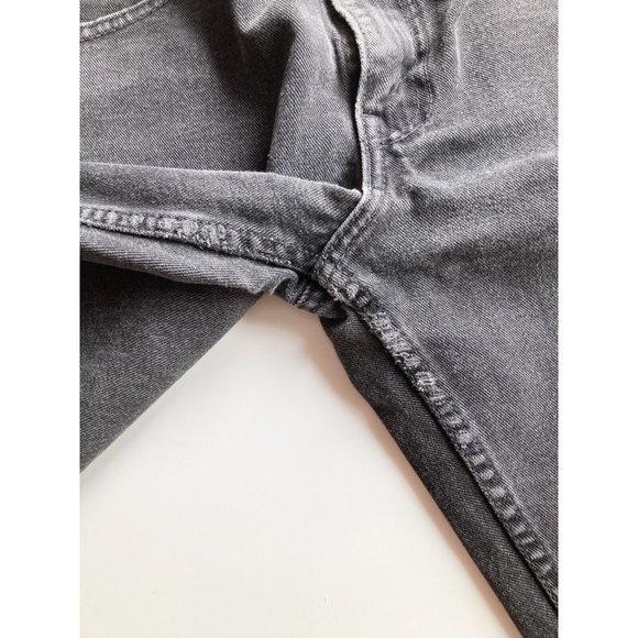 Men's Vintage 2000's LEVI'S 516 Faded Black Slim Fit Straight Leg Jeans, Size 33 - Picture 4 of 13